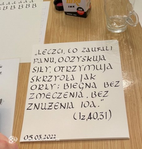 Kaligrafia w Milanówku